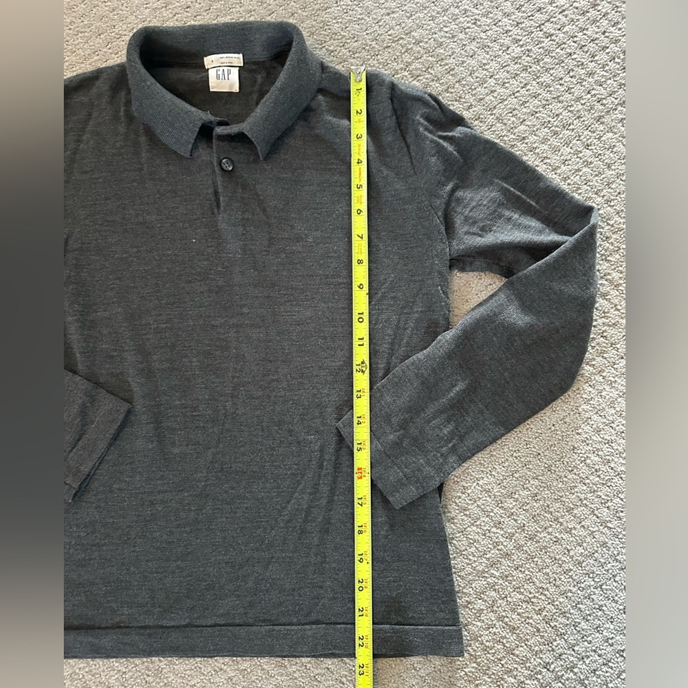 Banana Republic Men’s Collared Sweater Marino Wool